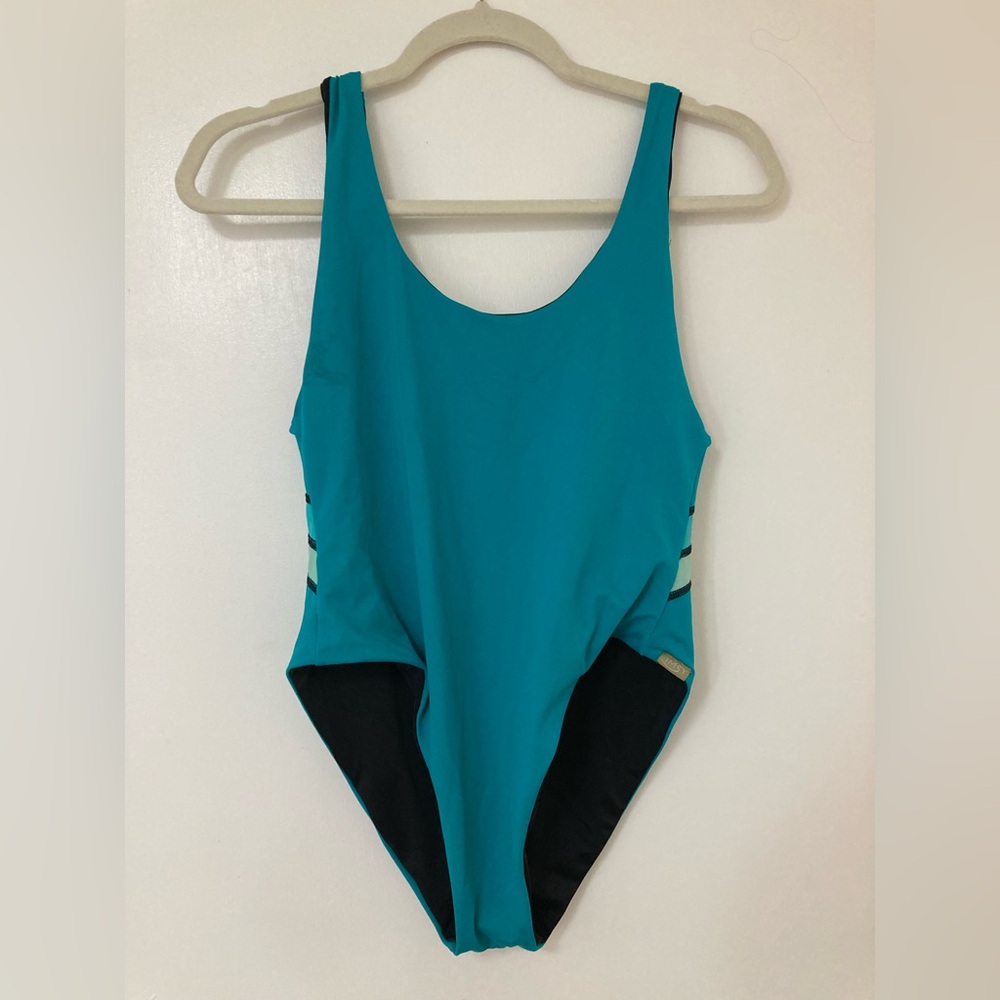 IMSY high cut low back one piece bathing suit